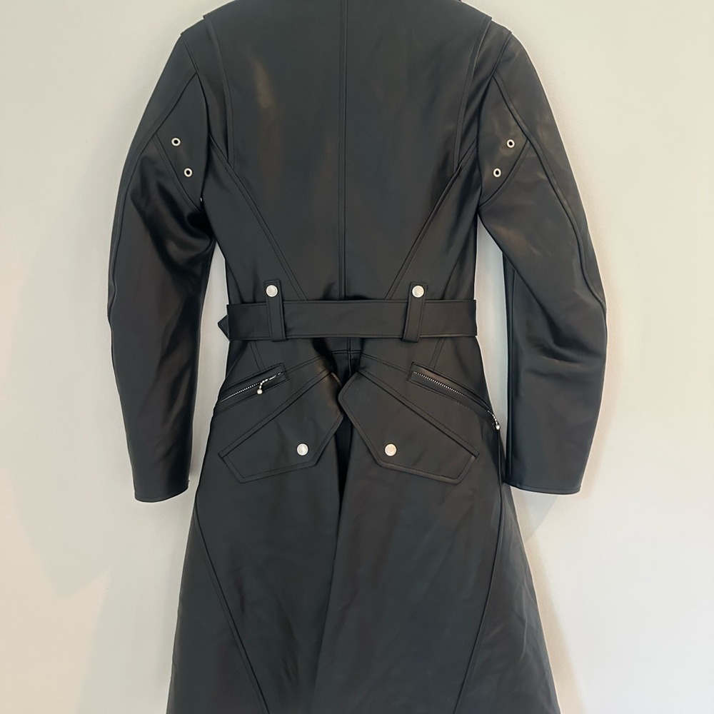 Junya Wantanabe comme De GARÇONS faux Leather Coat - Picture 3 of 7